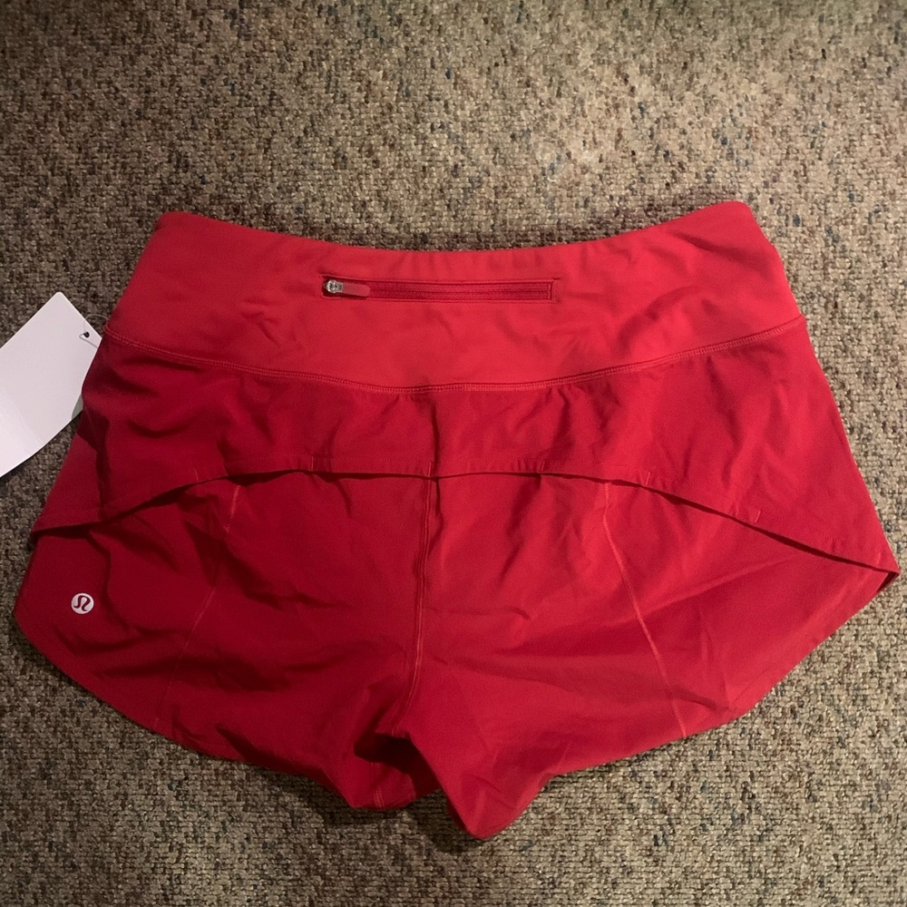 Lululemon red shorts